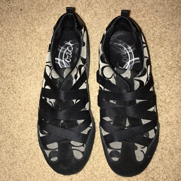 Black & grey coach shoes - Picture 3 of 7